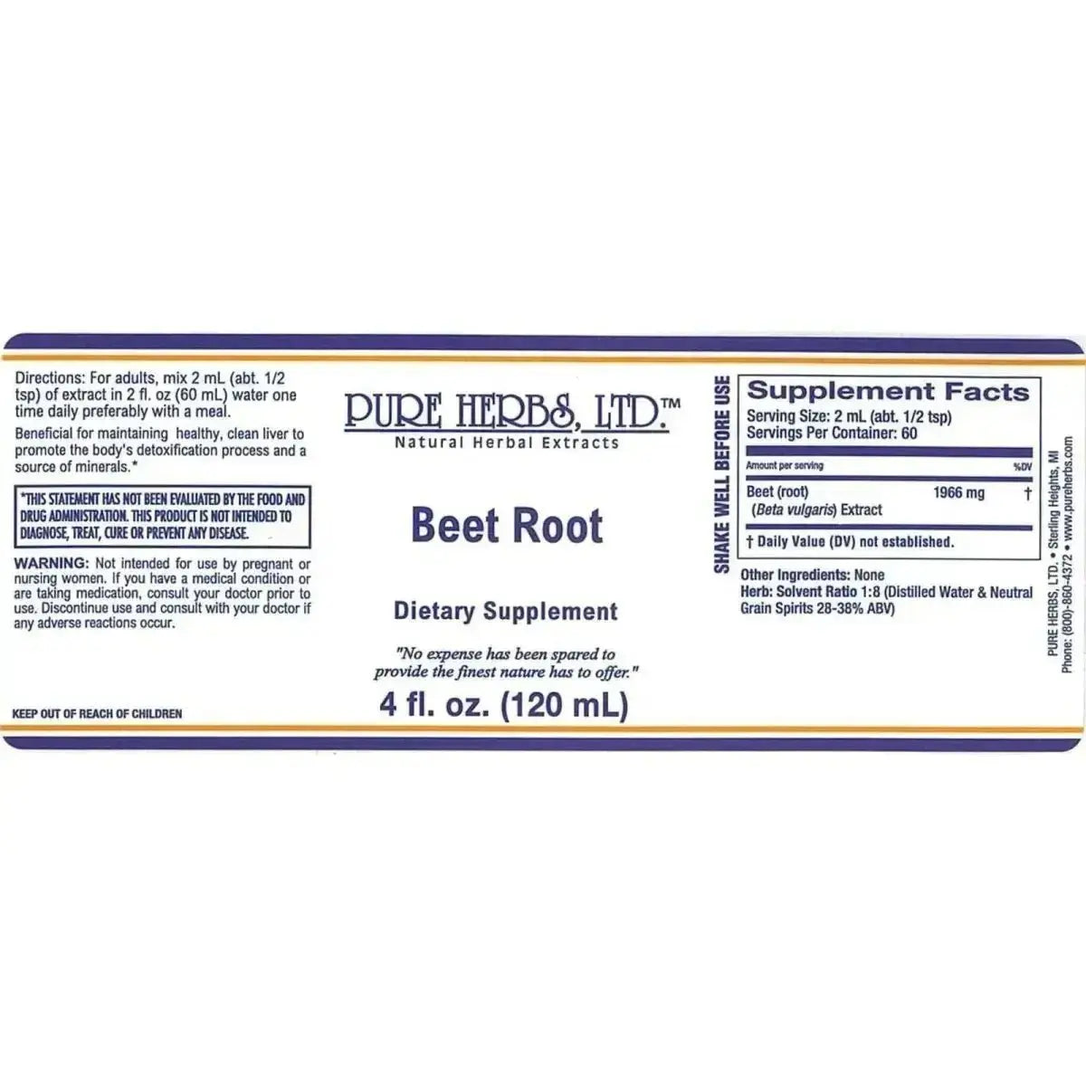 Beet Root (Beta vulgaris) - Futures ETC Tincture