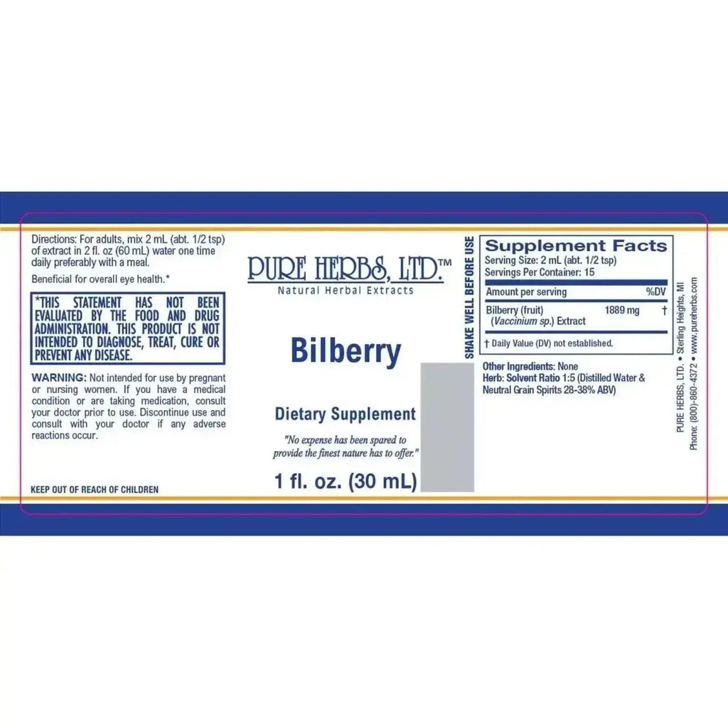 Bilberry (Vaccinium myrtillus) - Futures ETC Tincture