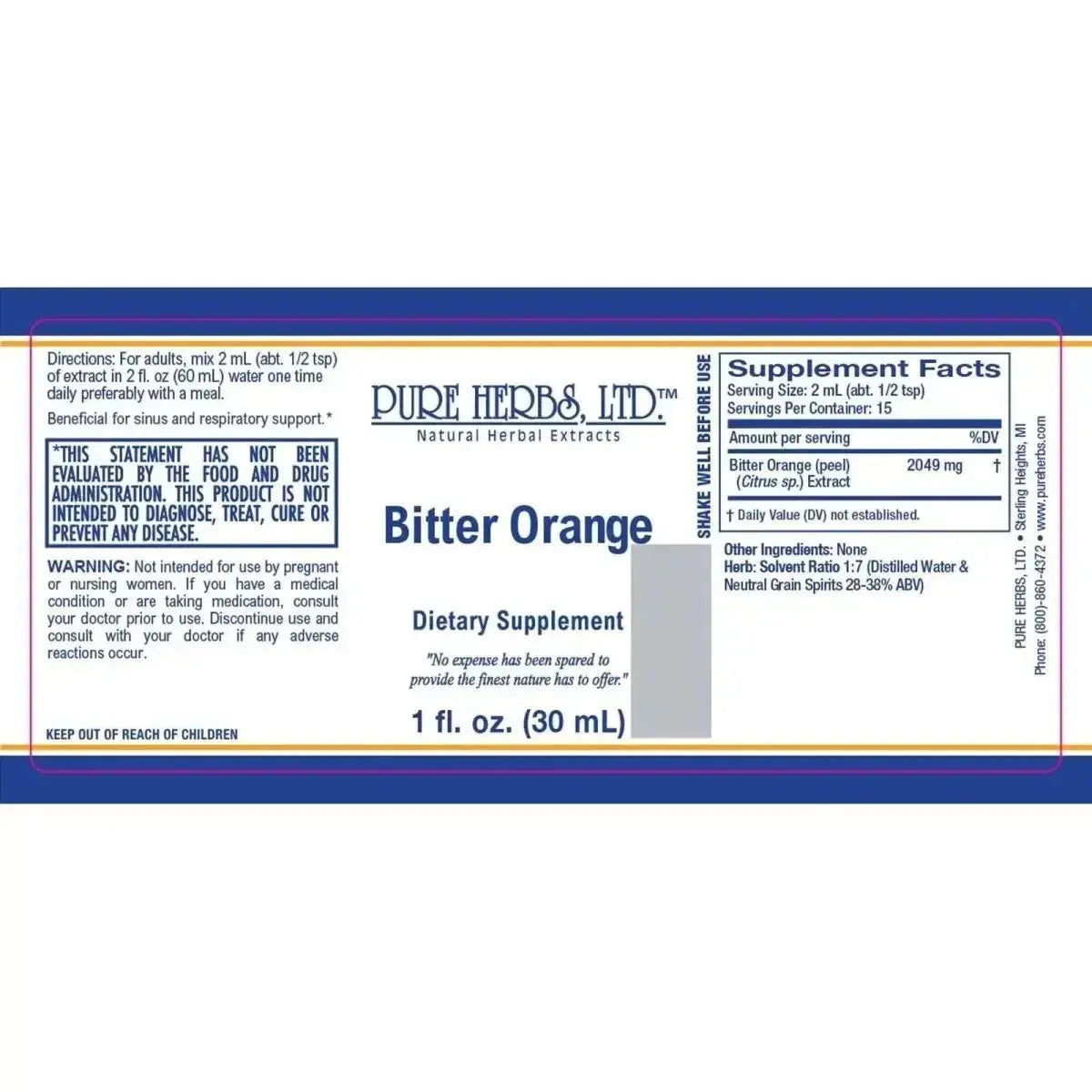 Bitter Orange (Citrus) - Futures ETC Tincture