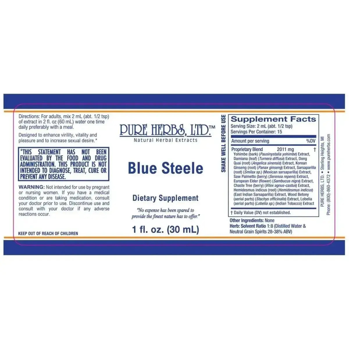 Blue Steele - Futures ETC Tincture