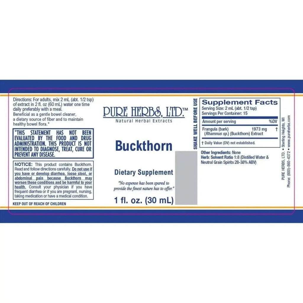 Buckthorn (Rhamnus cathartica) - Futures ETC Tincture