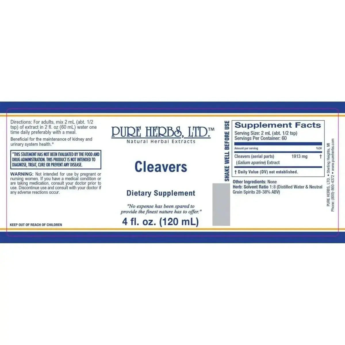 Cleavers (Galium aparine) for Lymphatic, Kidney & Skin Health - Futures ETC Tincture