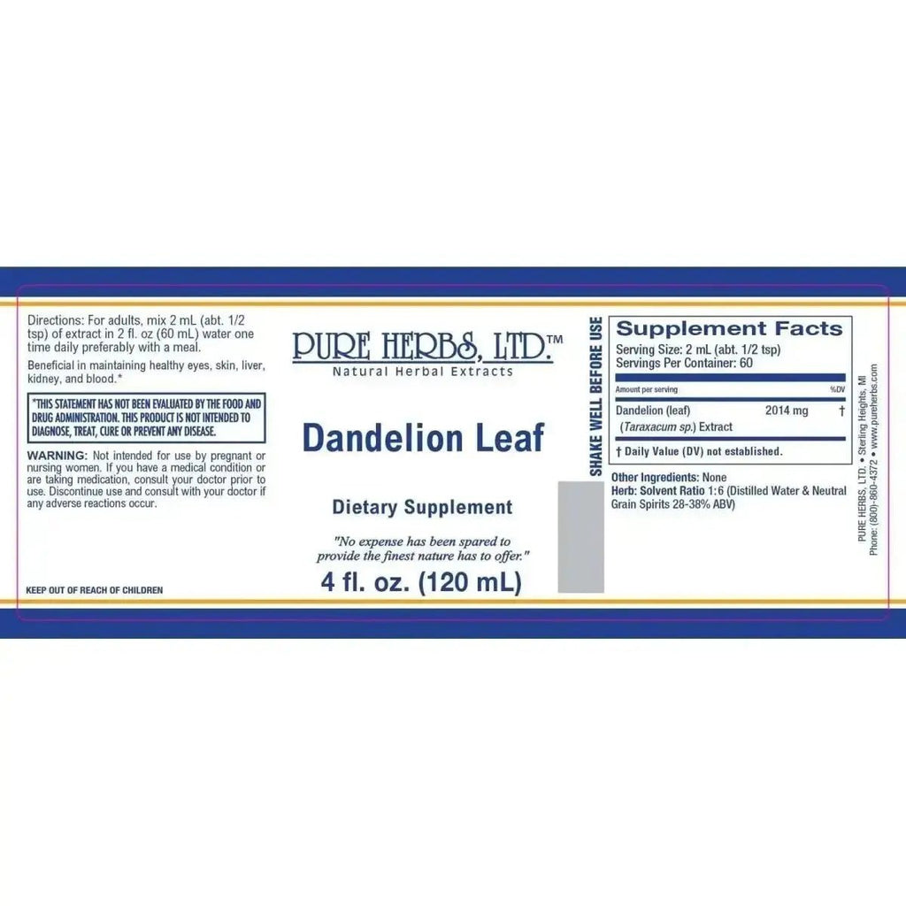 Dandelion Leaf (Taraxacum) - Futures ETC Tincture