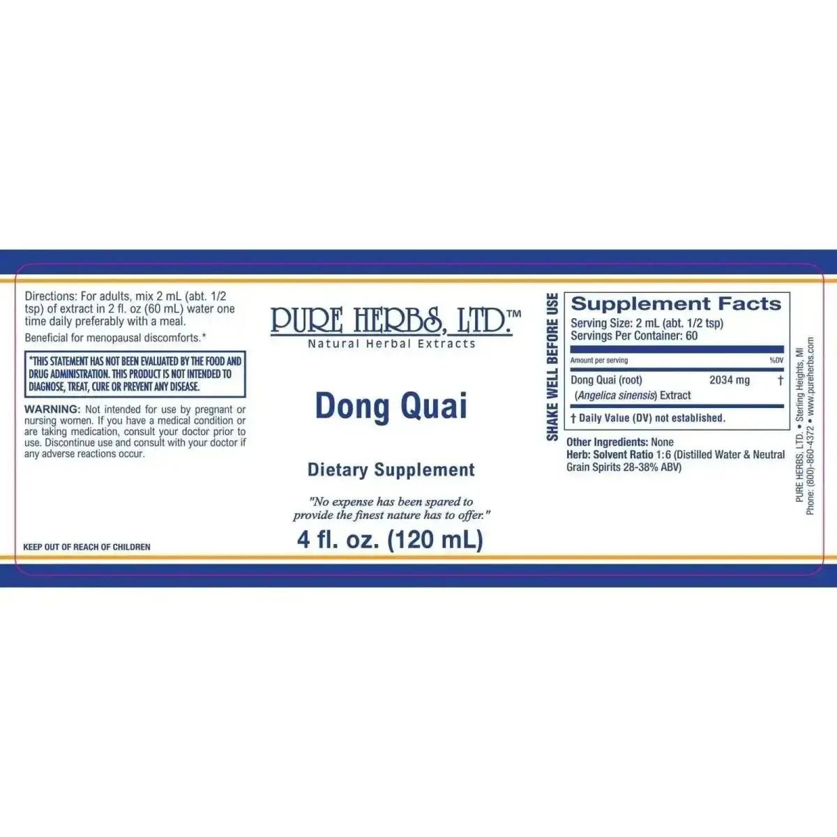 Dong Quai (Angelica sinensis) - Futures ETC Tincture