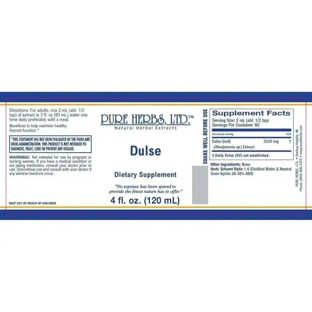 Dulse (Palmaria palmata) - Futures ETC Tincture PureHerbs