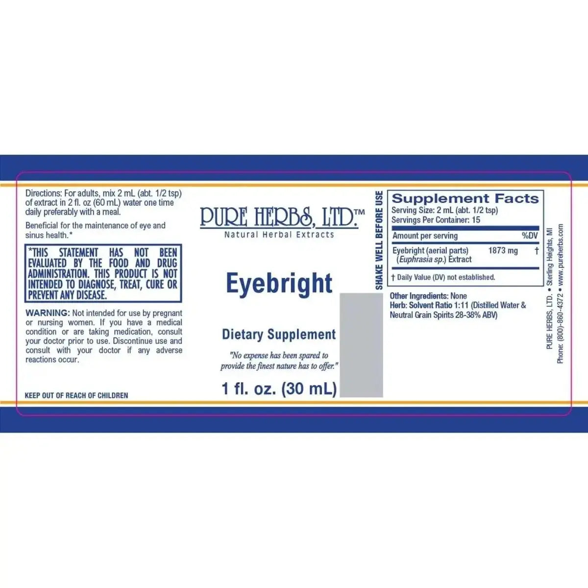 Eyebright (Euphrasia officinalis) - Futures ETC Tincture