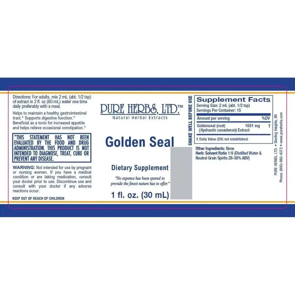 Golden Seal (Hydrastis canadensis) - Futures ETC Tincture
