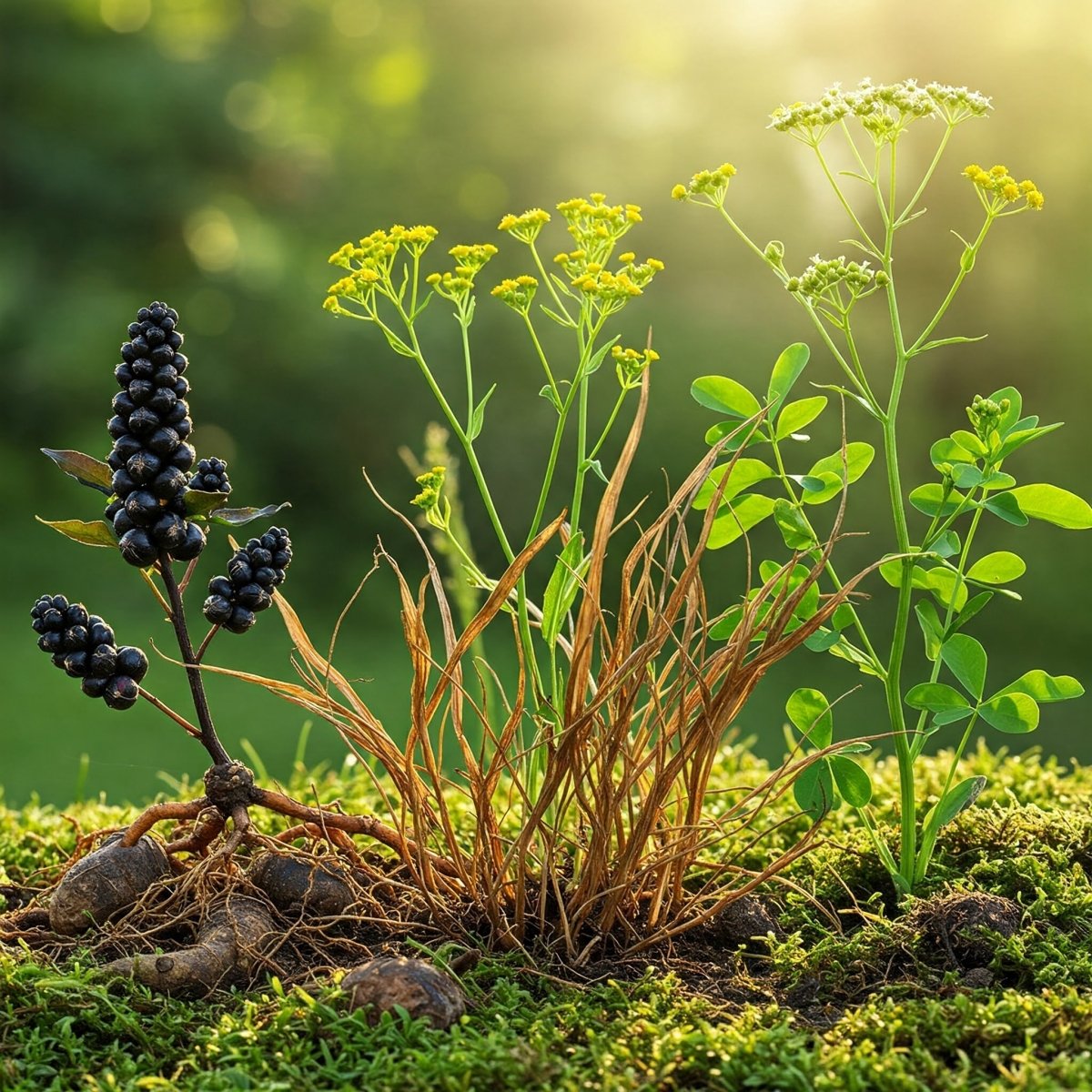 Golden Days: Black Cohosh, Bladderwrack, Chlorella, Elecampane, Fenugreek, Indian Sarsaparilla - Futures ETC