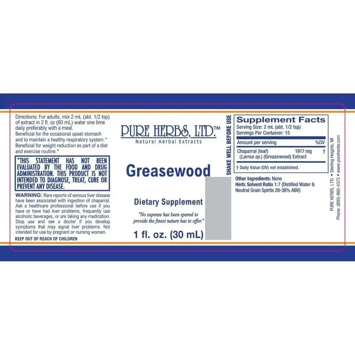 Greasewood [Chaparral] (Sarcobatus vermiculatus) - Futures ETC Tincture