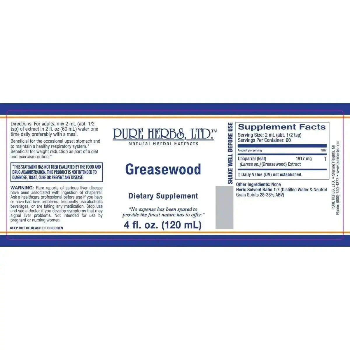 Greasewood [Chaparral] (Sarcobatus vermiculatus) - Futures ETC Tincture