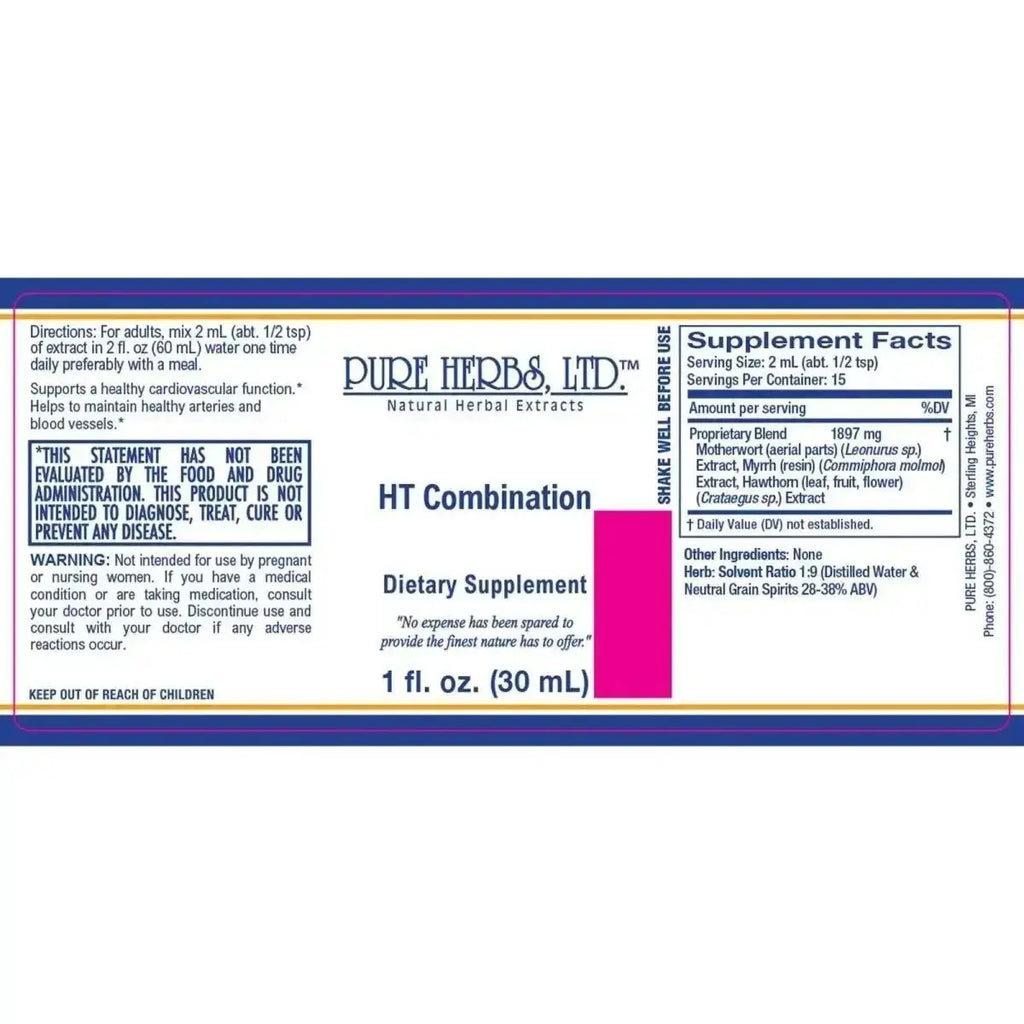 HT Combination (Hawthorn, Motherwort, Myrrh) - Futures ETC Tincture