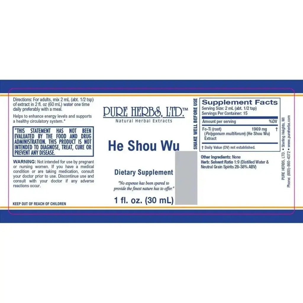 He Shou Wu [Fo - Ti] (Polygonum multiforum) - Futures ETC Tincture