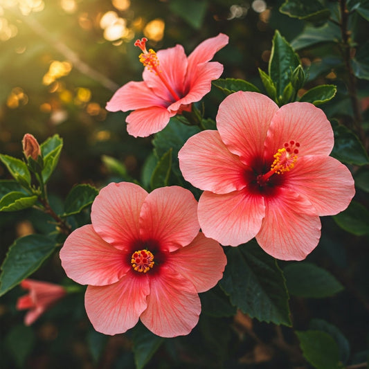 Hibiscus Flowers (Hibiscus sp.)