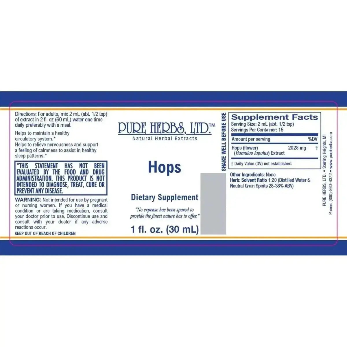 Hops (Humulus lupulus) - Futures ETC Tincture