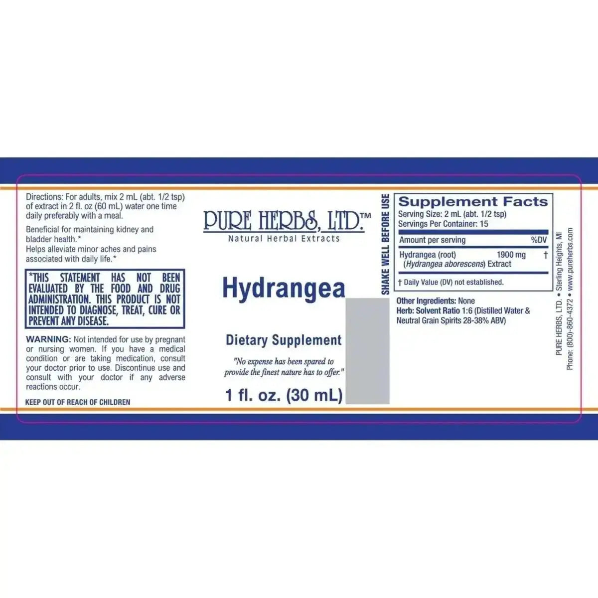 Hydrangea (Hydrangea aborescens) - Futures ETC Tincture