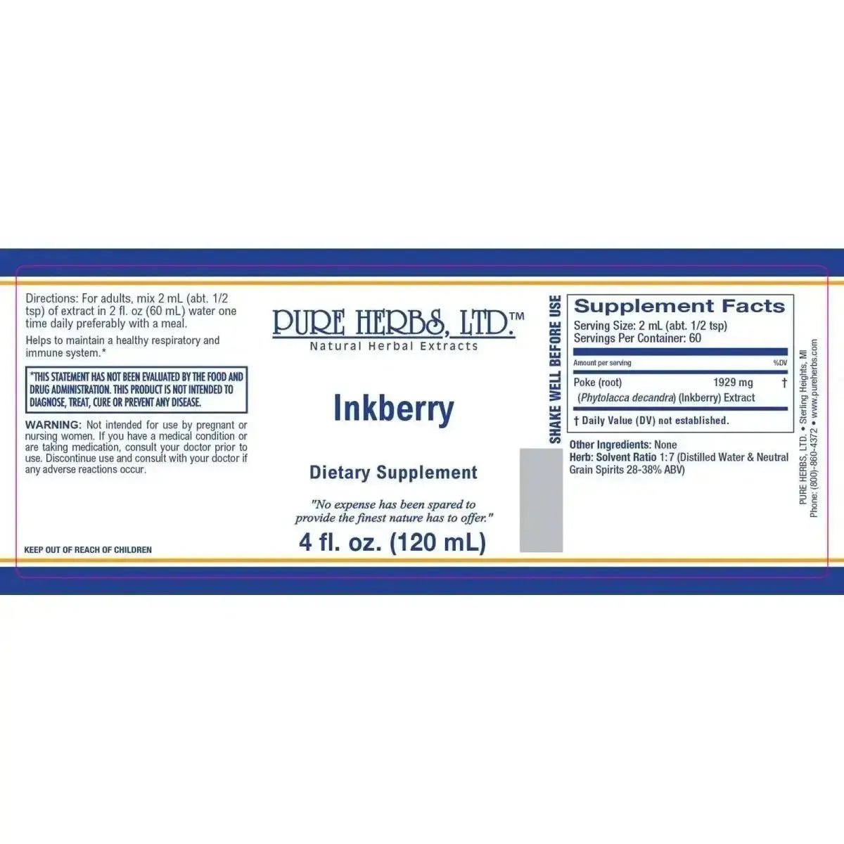 Inkberry [Poke Root] (Phytolacca decandra) - Futures ETC Tincture