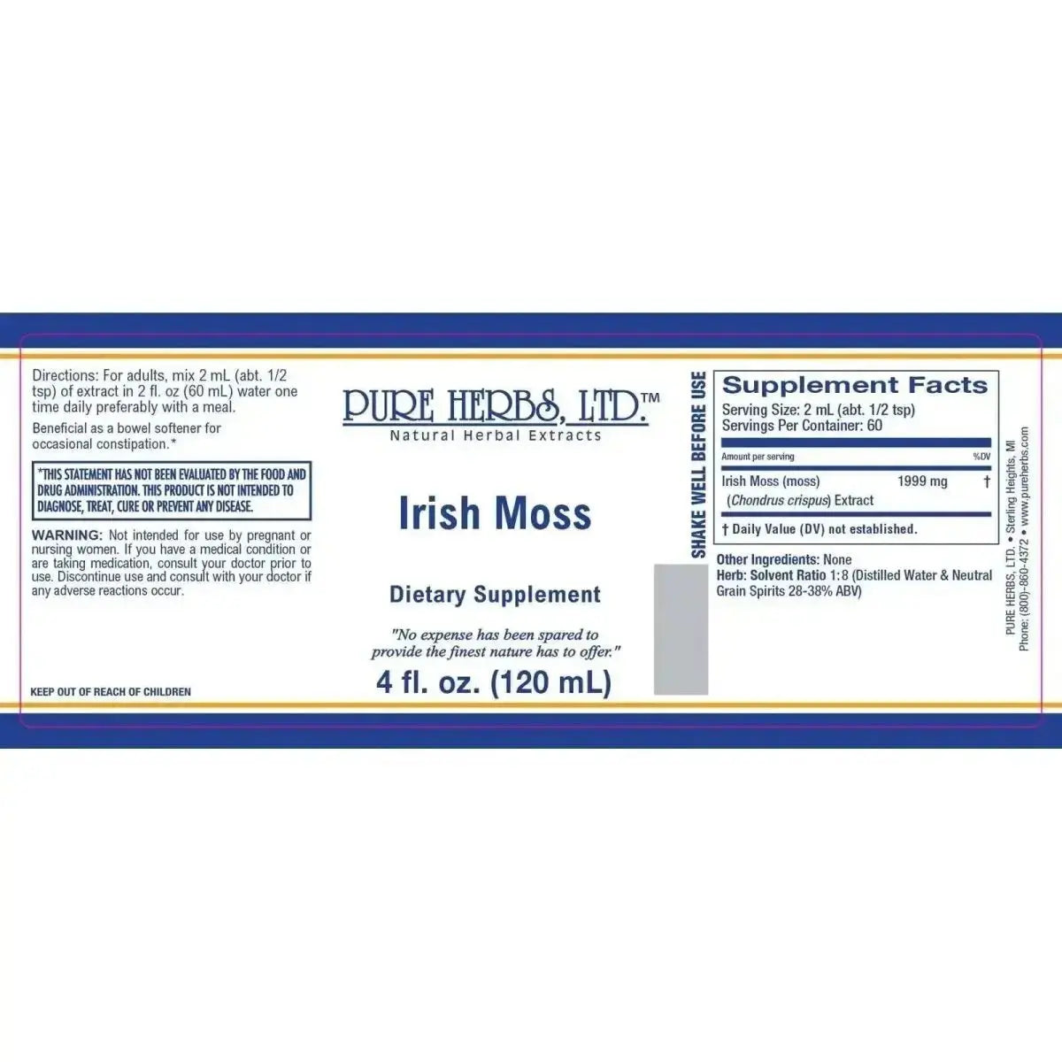 Irish Moss (Chondrus crispus) - Futures ETC Tincture
