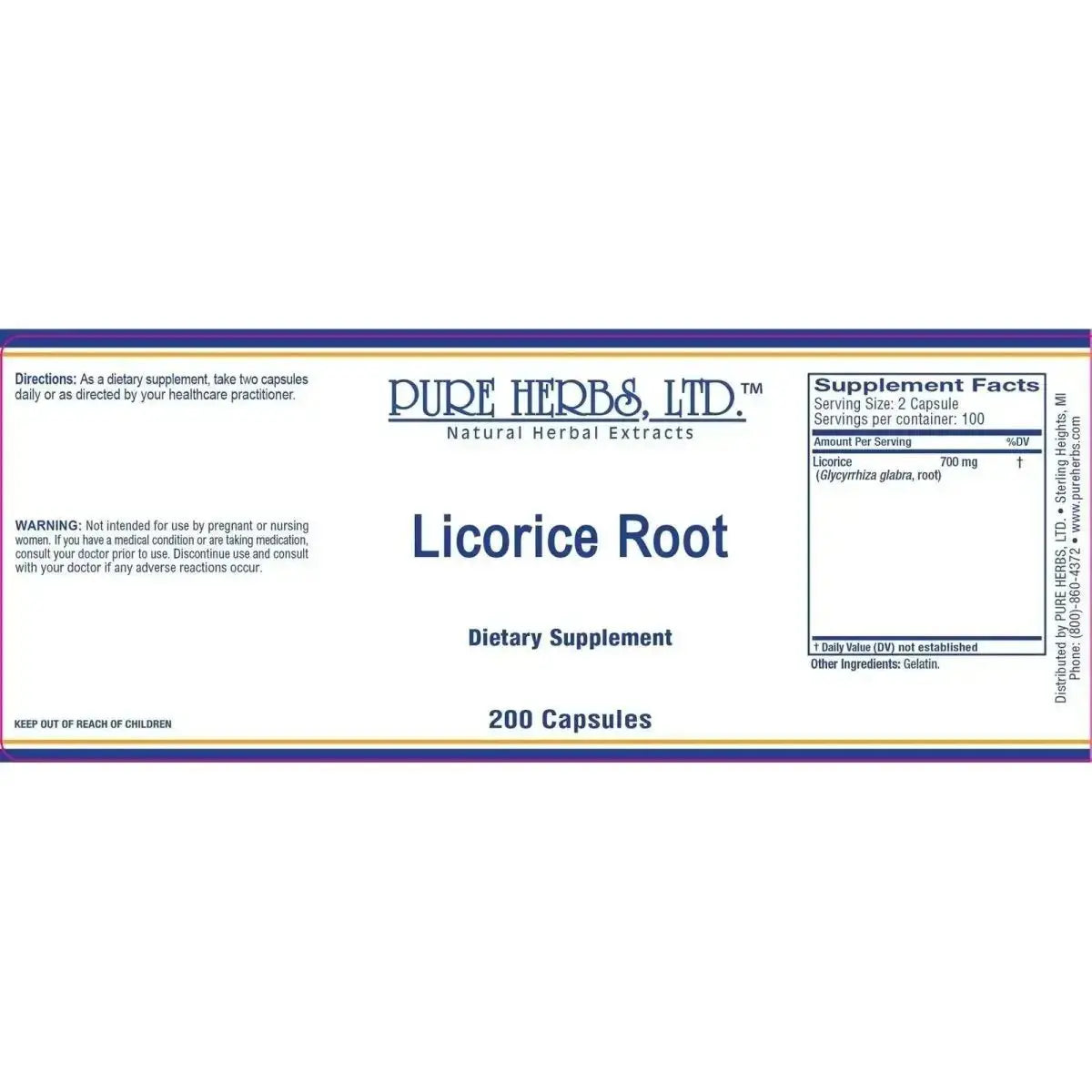 Licorice Root (Glycyrrhiza glabra) - Futures ETC Tincture