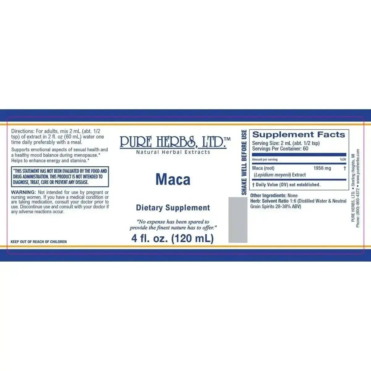 Maca (Lepidium meyenii) - Futures ETC Tincture