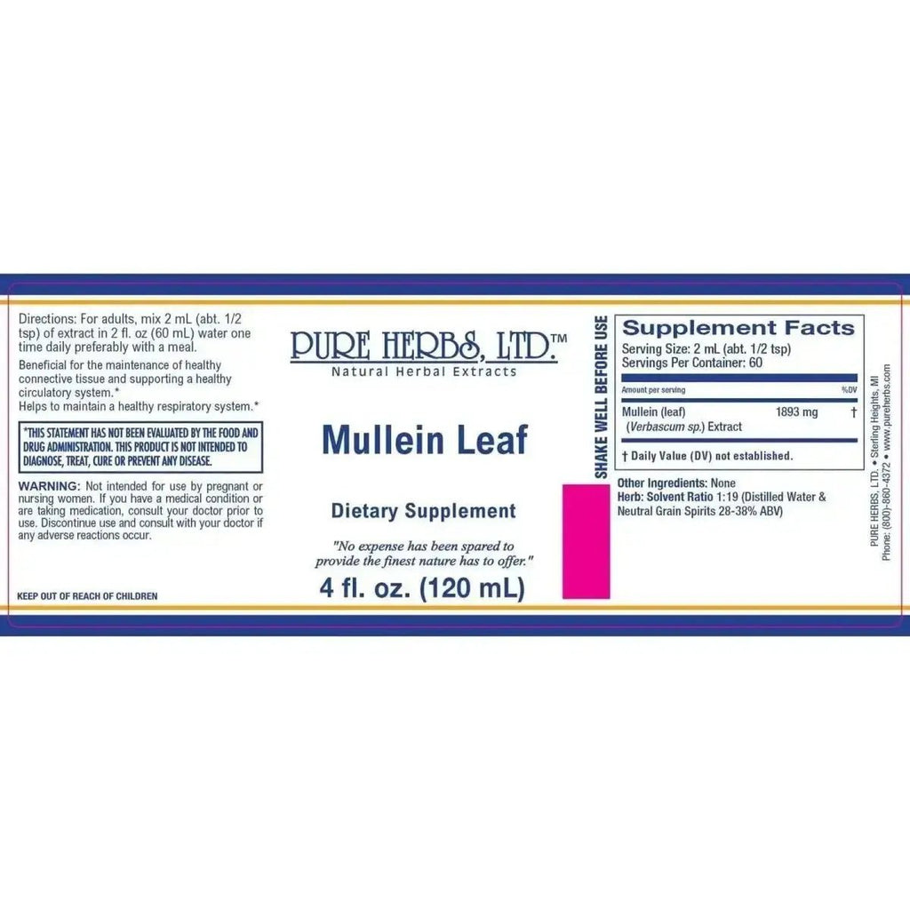 Mullein Leaf (Verbascum) - Futures ETC Tincture