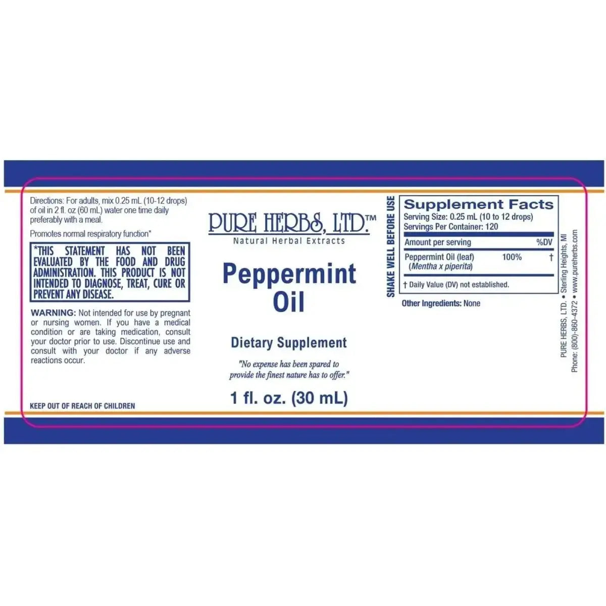 Peppermint Leaf (Mentha piperita) Extract and Oil - Futures ETC Tincture