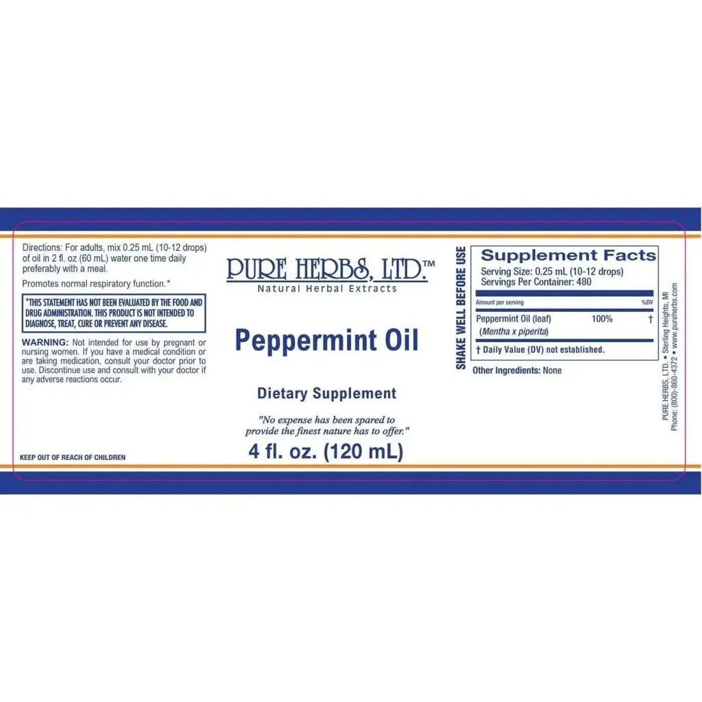 Peppermint Leaf (Mentha piperita) Extract and Oil - Futures ETC Tincture