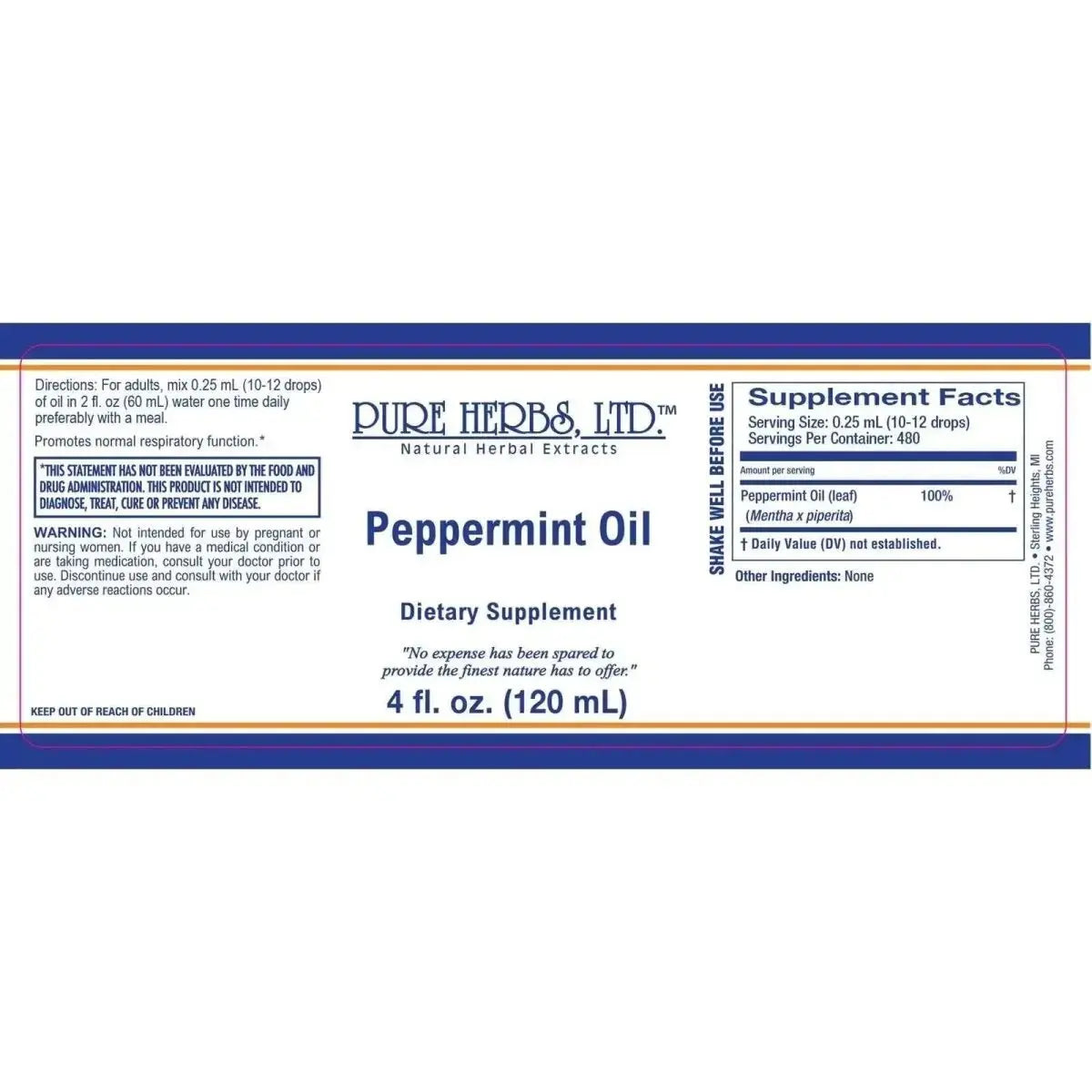 Peppermint Leaf (Mentha piperita) Extract and Oil - Futures ETC Tincture
