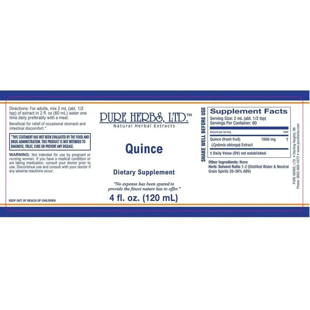 Quince (Cydonia oblonga) - Futures ETC Tincture
