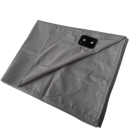 Drap de lit plat en fibre d'argent – Protection CEM Mise à la terre