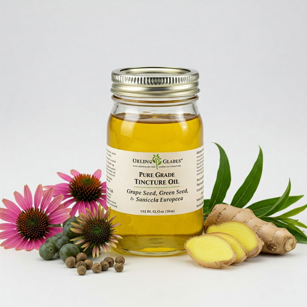 SB-T – Soutien Immunitaire, Antioxydant & Lymphatique | Échinacée, Pépins de Raisin, Gingembre Vert & Sanicle