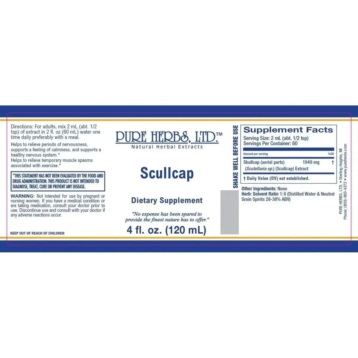 Scullcap (Scutellaria) - Futures ETC Tincture