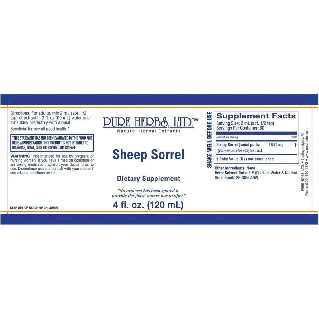 Sheep Sorrel (Rumex acestosella) - Futures ETC Tincture