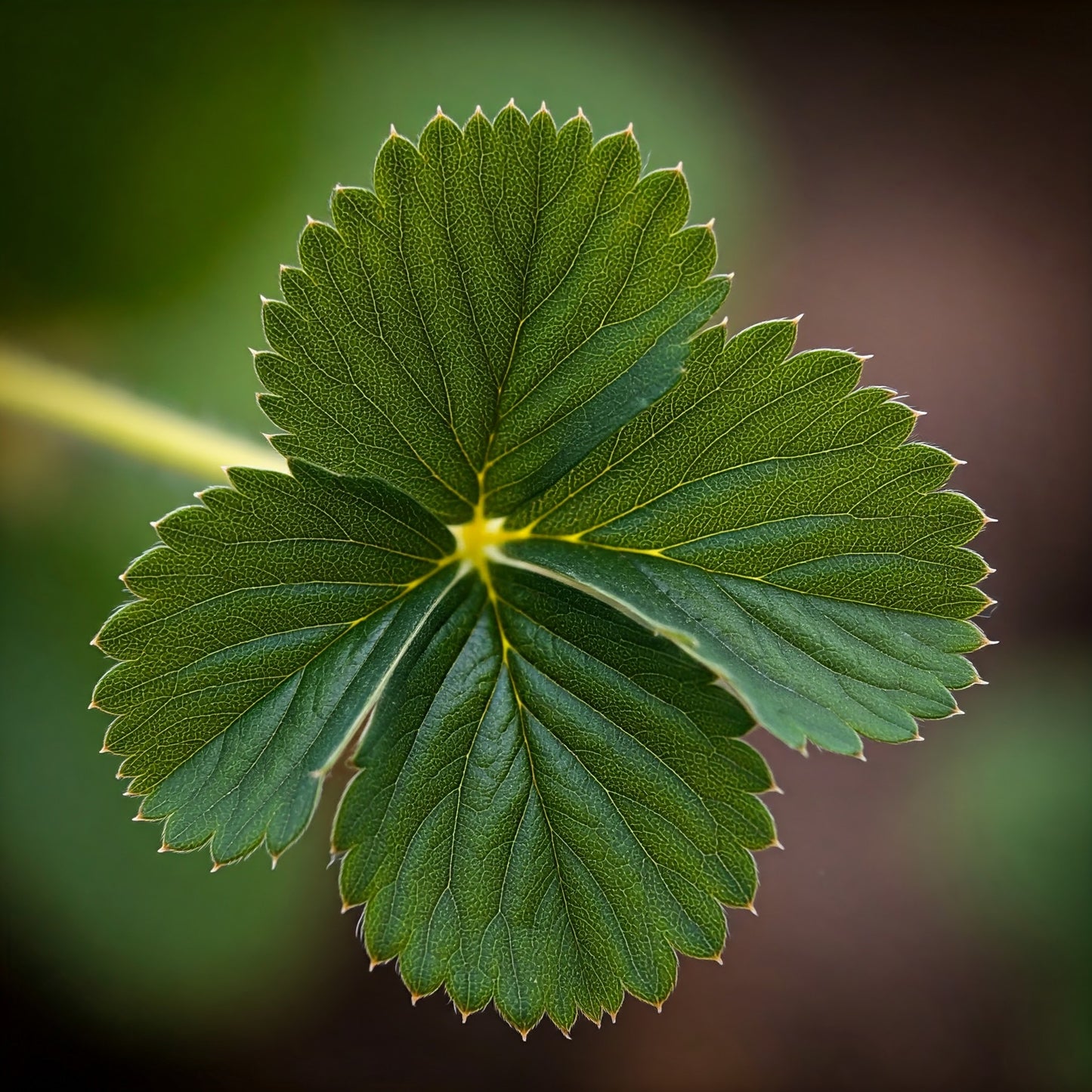 Strawberry Leaf (Fragaria × ananassa)