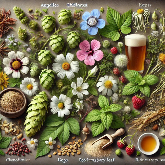 Angelica_Brewer_s_Yeast_Chamomile_Chickweed_Hops_Kava_Kava_Licorice_Root_Passion_Flower_Peppermint_Leaf_Red_Raspberry_Leaf_Rice_Bran_Rosemary_Scullcap_St._John_s_Wort_Valerian