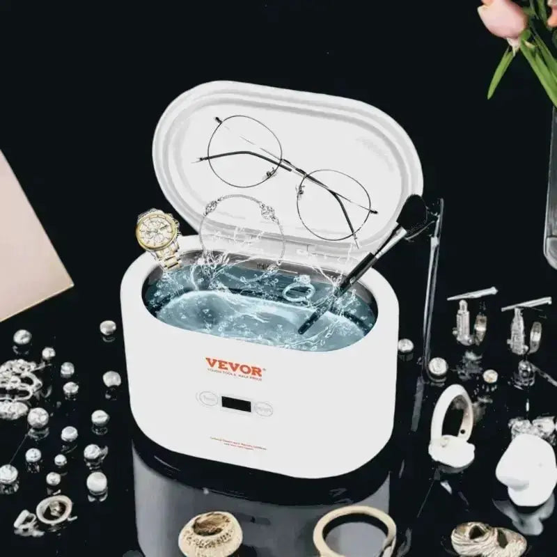 VEVOR Jewelry Cleaner Ultrasonic Cleaner (470ml) (650ml) - Futures ETC Ultrasonic Cleaner
