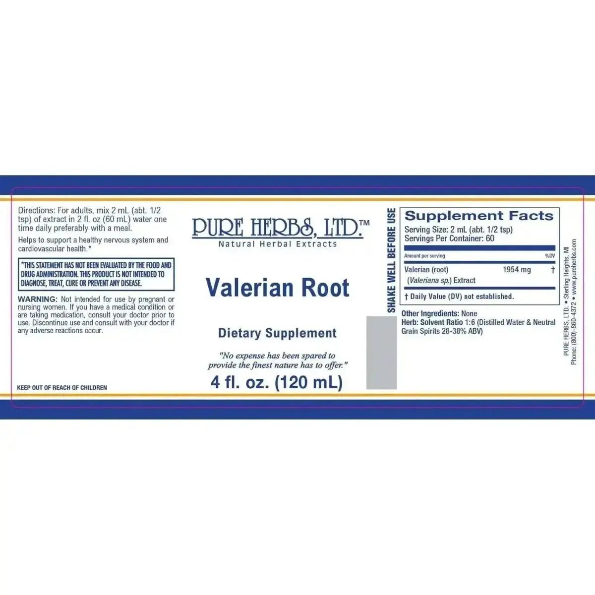 Valerian Root (Valeriana officinalis) - Futures ETC Tincture