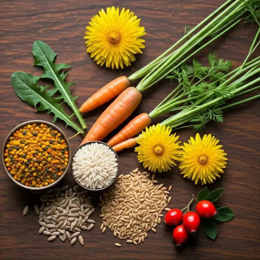 Vita - Lixir (Bee Pollen, Carrot Root, Dandelion Leaf, Gentian, Rice Bran, Sunflower Seed, Wheat Germ, Wild Rose Hips)