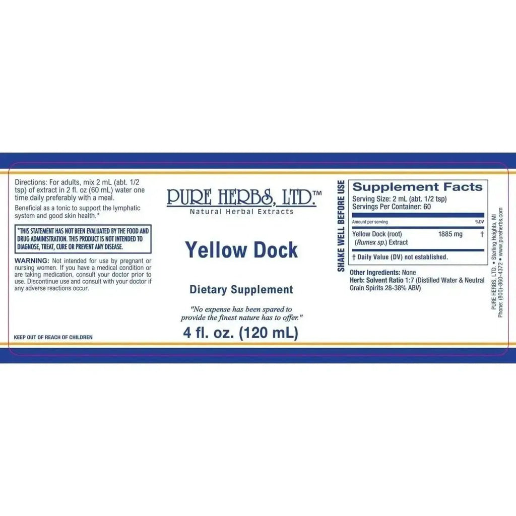 Yellow Dock (Rumex crispus) - Futures ETC Tincture