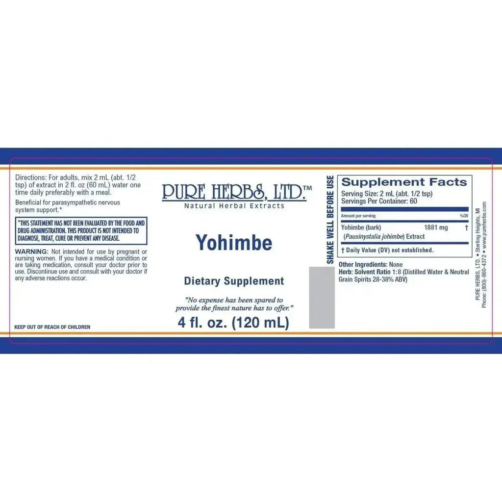 Yohimbe (Pausinystalia johimbe) - Futures ETC Tincture