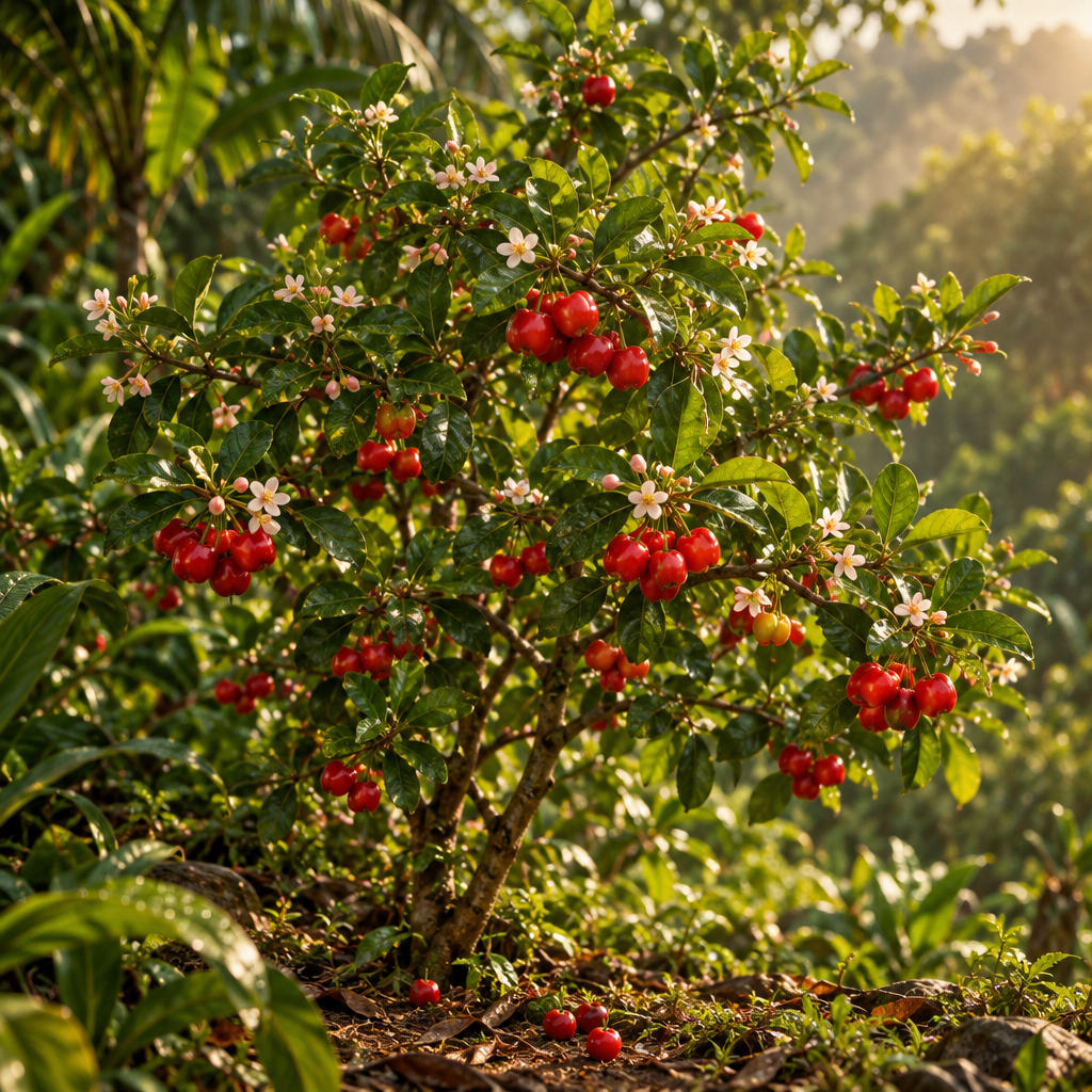 Acerola Cherry (Malpighia emarginata): Natural Vitamin C Superfood, Tincture, Futures ETC