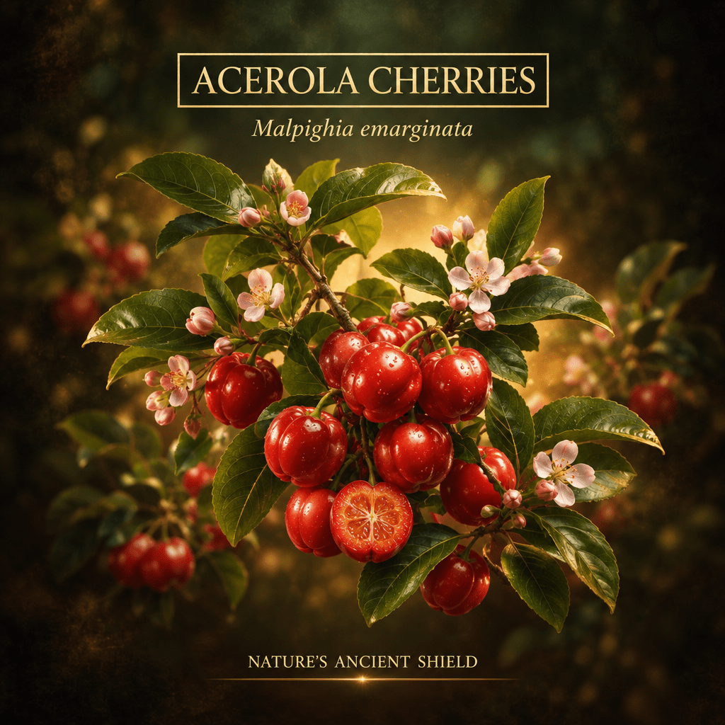Acerola Cherry (Malpighia emarginata): Natural Vitamin C Superfood, Tincture, Futures ETC