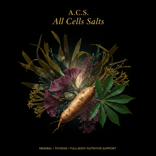 A.C.S. All Cells Salts – Mineral, Thyroid & Full - Body Nutritive Support, Tincture, Futures ETC