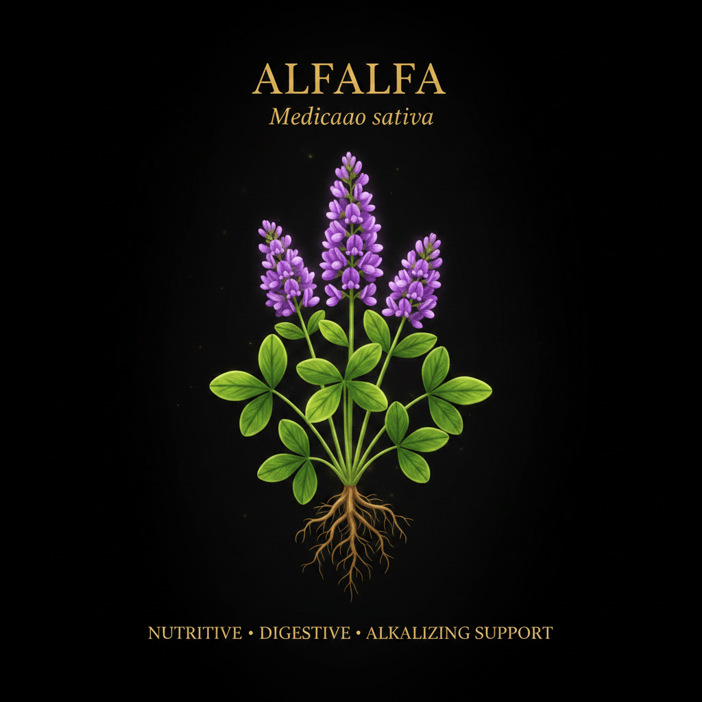 Alfalfa (Medicago sativa) – Nutritive, Digestive & Alkalizing Support, Tincture, Futures ETC