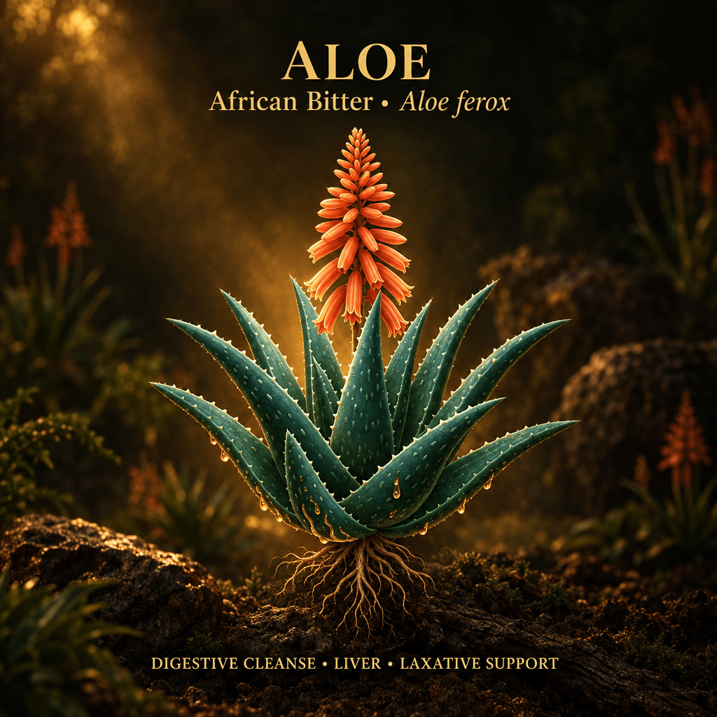 Aloe (African Bitter) – Digestive Cleanse, Liver & Laxative Support, Tincture, Futures ETC