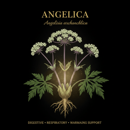 Angelica (Angelica archangelica) – Digestive, Respiratory & Stress Relief, Tincture, Futures ETC