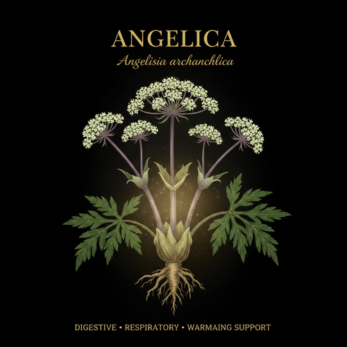 Angelica (Angelica archangelica) – Digestive, Respiratory & Stress Relief, Tincture, Futures ETC
