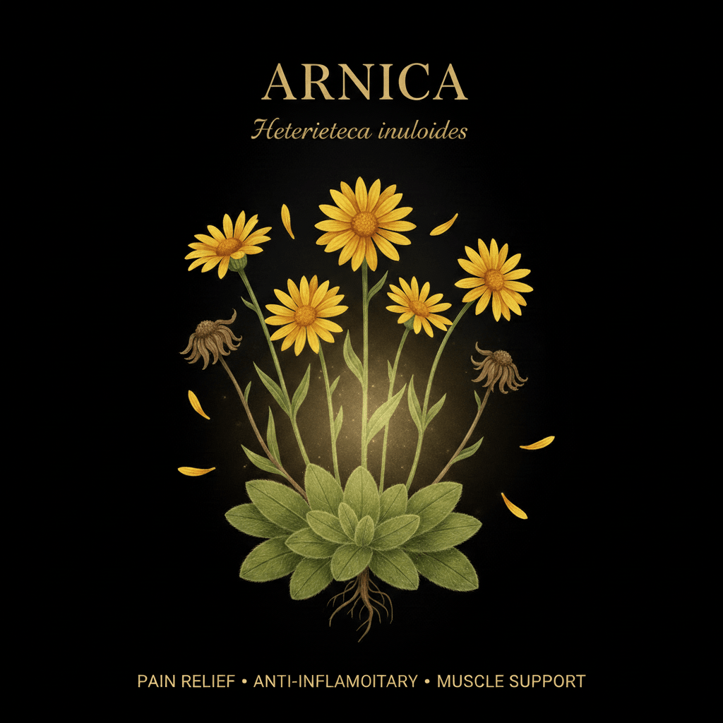 Arnica (Heterotheca inuloides) – Pain Relief, Anti-Inflammatory & Nerve Support, Tincture, Futures ETC