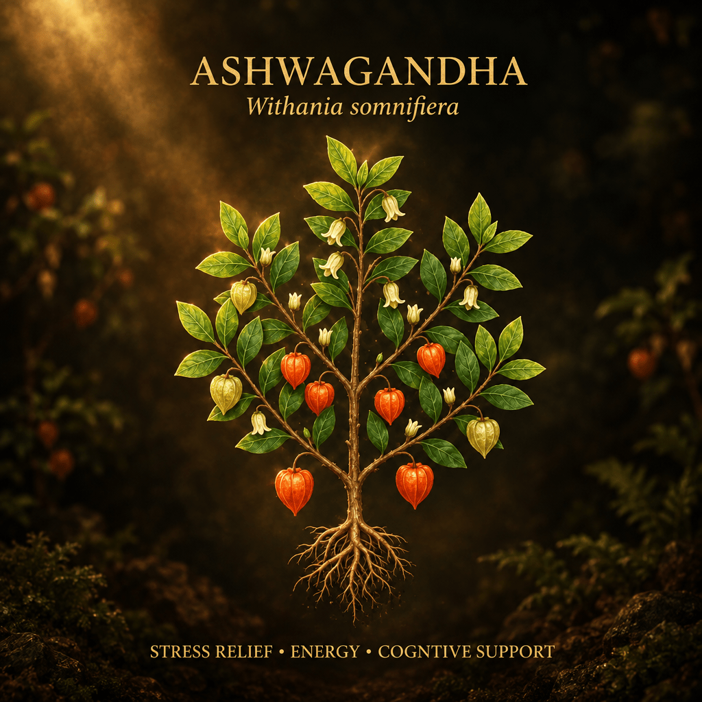 Ashwagandha (Withania somnifera) – Stress Relief, Energy & Cognitive Support, Tincture, Futures ETC