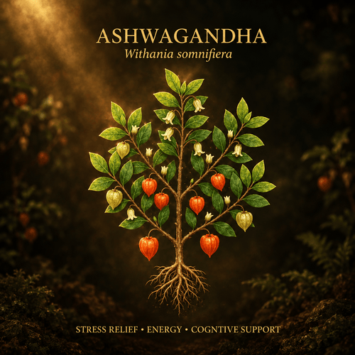 Ashwagandha (Withania somnifera) – Stress Relief, Energy & Cognitive Support, Tincture, Futures ETC