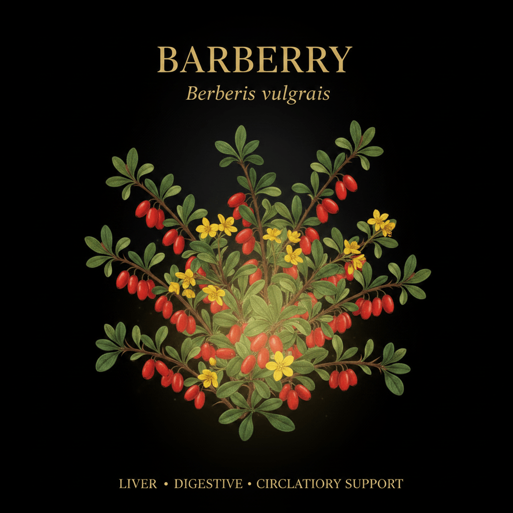 Barberry (Berberis vulgaris) – Liver, Digestive & Antimicrobial Support, Tincture, Futures ETC